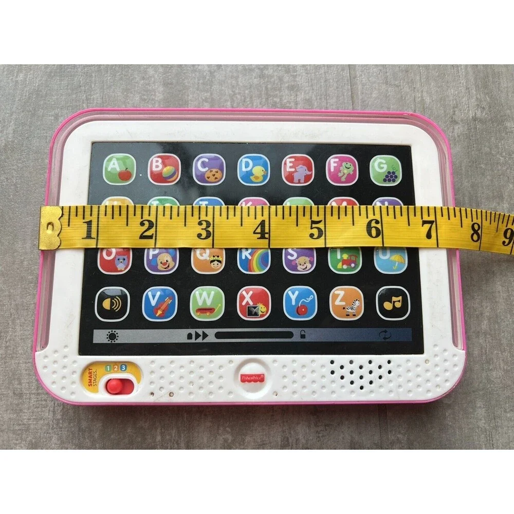Fisher-Price Laugh & Learn Smart Stages Tablet Computer 12-36 Months EUC Pink